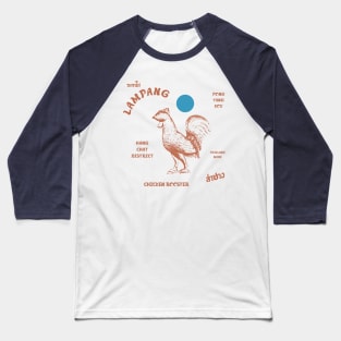 Chicken Rooster Baseball T-Shirt